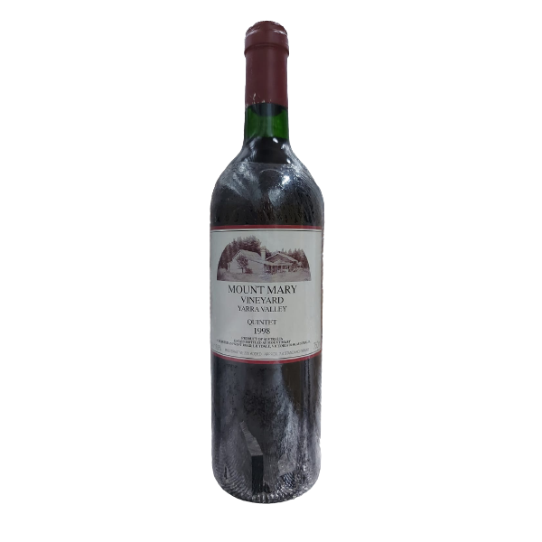 Mount Mary Quintet 1998 75cl Bordeaux blend Yarra Valley Vic, Aust.  瑪麗山莊五重奏乾紅