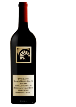 Two Hands Coach House Block Single Vineyard Shiraz 2010 .75 双掌酒庄马厩独园西拉